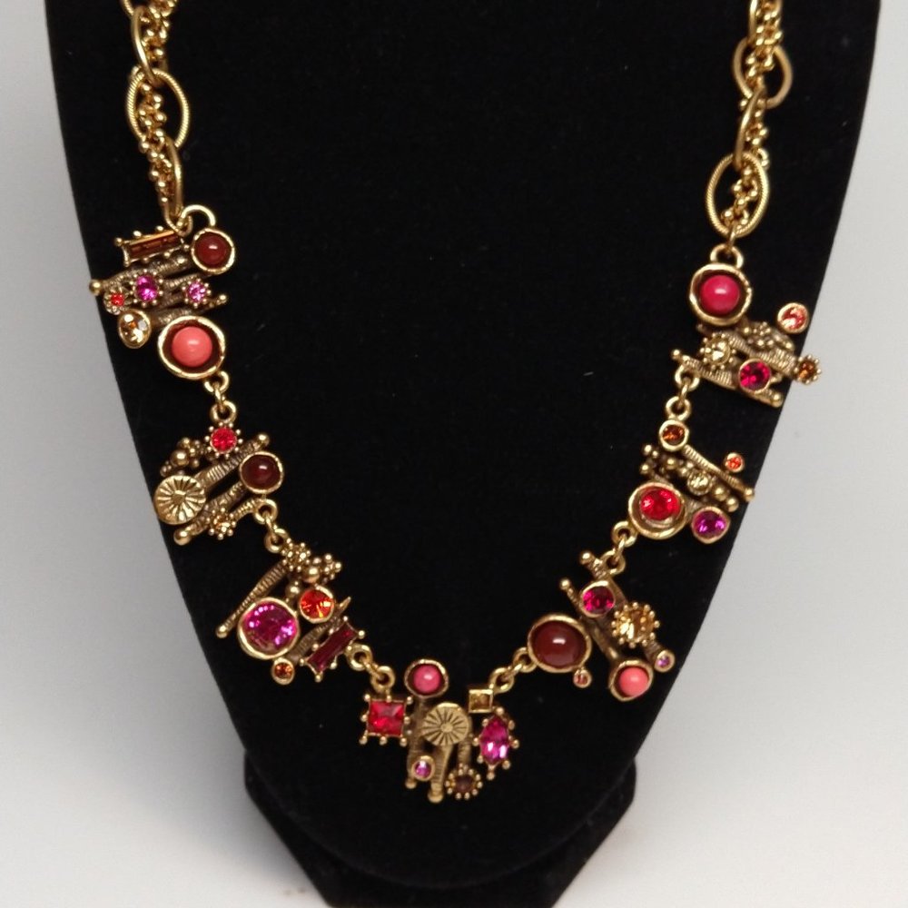 Patricia Locke Necklace Gold Tone Swarovski…